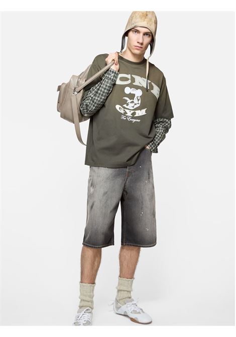 pantaloncini denim loose fit uomo neri ACNE STUDIOS | BE0173900